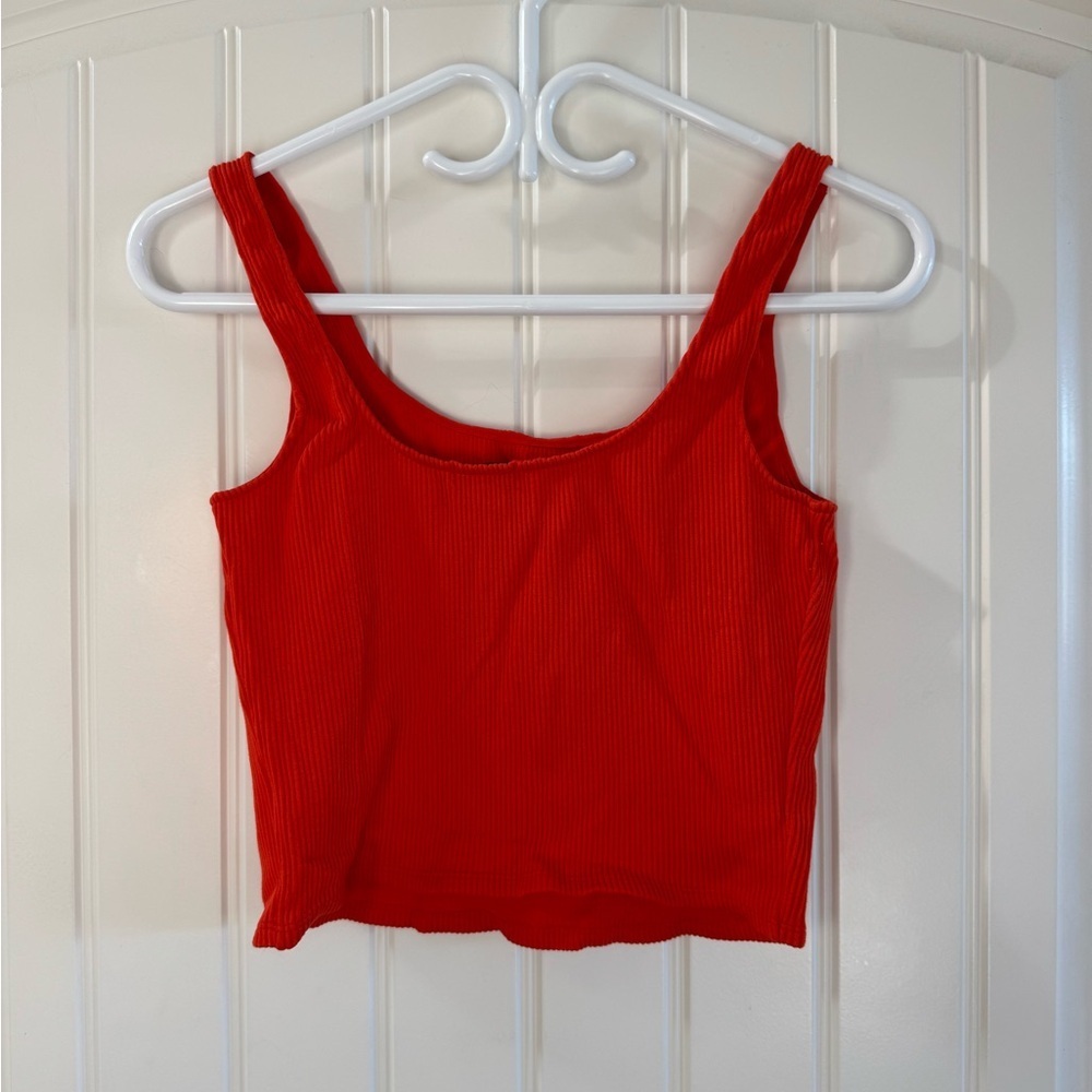 💥4 for $25💥 Dynamite Cropped Ribbed Tank Top - Picture 4 of 5